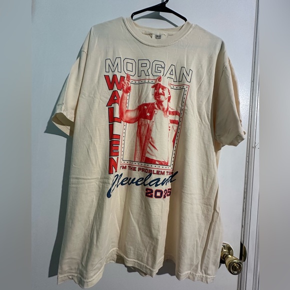 Morgan Wallen “I’m the Problem” 2025 tour. Cleveland, Ohio exclusive t-shirt. - Picture 1 of 2